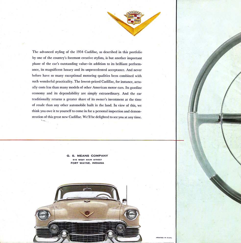 1954 Cadillac Portfolio Page 8